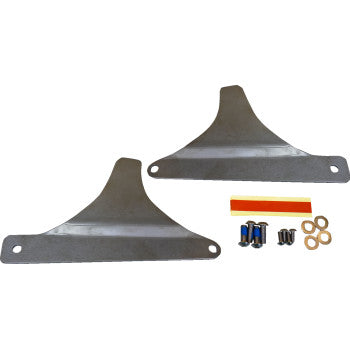 Placas laterales DRAG SPECIALTIES - Cromadas 1504-0113