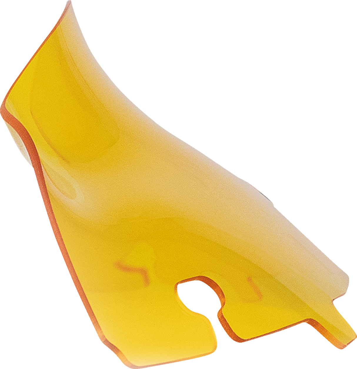 Parabrisas deportivo KLOCK WERKS Kolor Flare™ - 4" - Amarillo - FLH KWW-01-0676