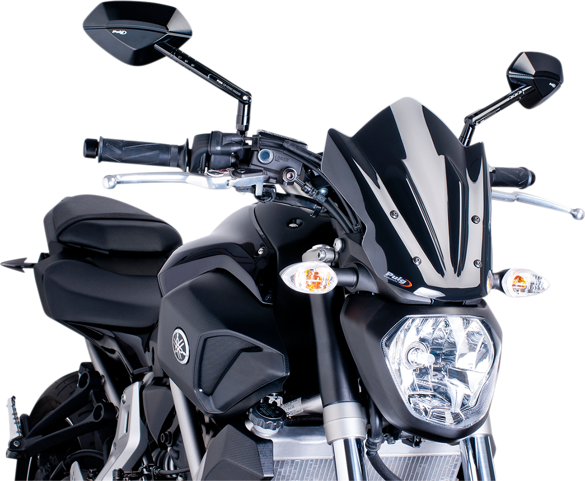Cúpula PUIG HI-TECH PARTS Nueva Generación - Negro - MT07 7015N 