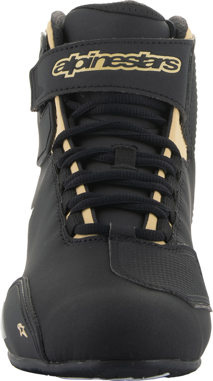 Zapatos ALPINESTARS Sektor para mujer - Negro/Champán - Talla 8 de EE. UU. 2515719-1090-8