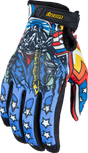 ICON Hooligan™ CE Flyboy Gloves - Blue - 3XL 3301-4714