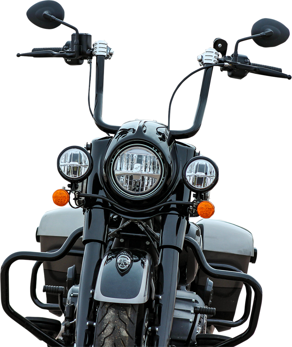 Manillar KLOCK WERKS - Colgador Klip - 13" - Negro KWH-04-0506