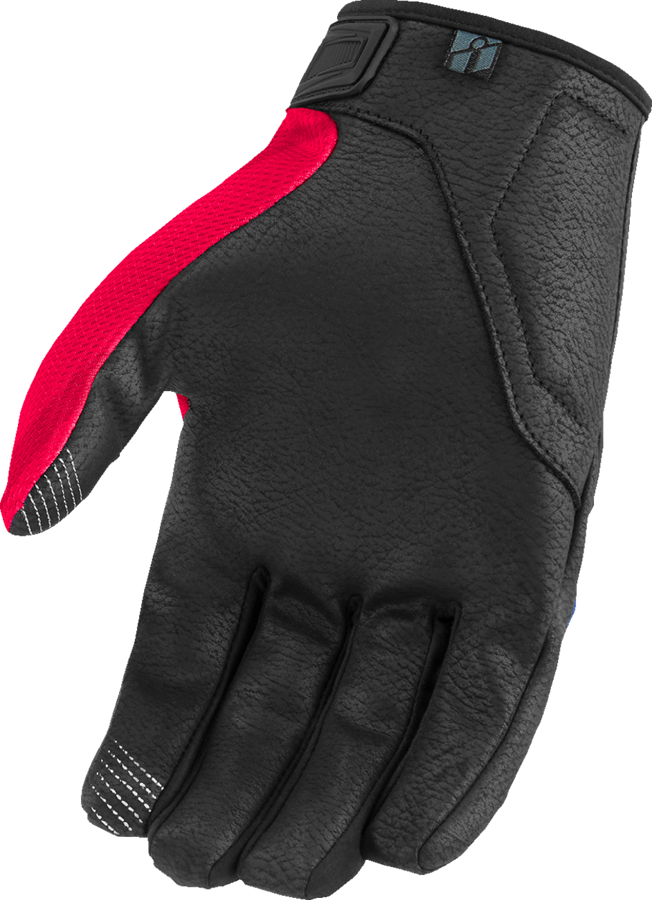 Guantes ICON Hooligan™ CE Tejas Libre - Azul - Pequeño 3301-4716