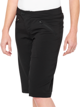 Pantalones cortos Ridecamp 100% para mujer - Negro - Talla M 40037-00001