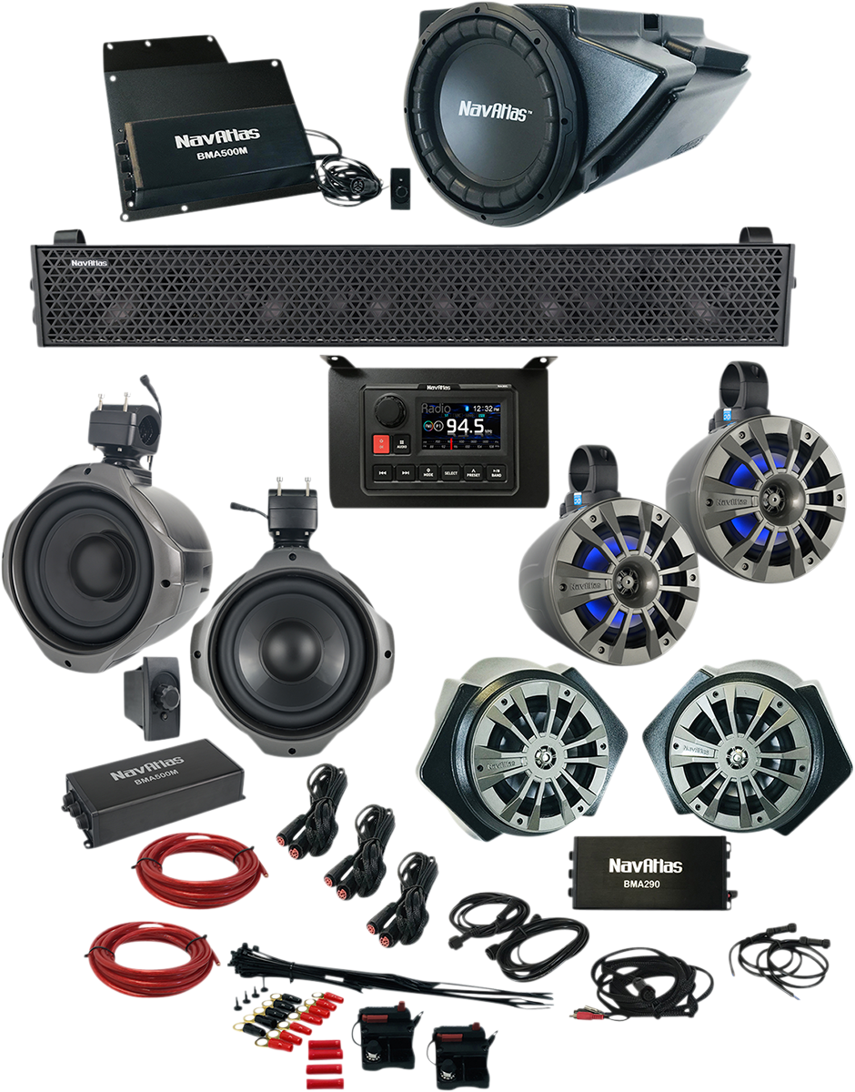Kit de audio NAVATLAS - Zona 6 - Turbo S RZR1ZONE6S 