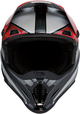Casco de motocicleta Z1R Rise - MC - Rojo/Gris - Grande 0110-7211 