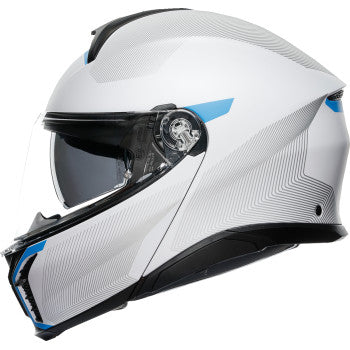 Casco de moto AGV Tourmodular - Frequency - Gris claro/Azul - XL 211251F2OY00615 