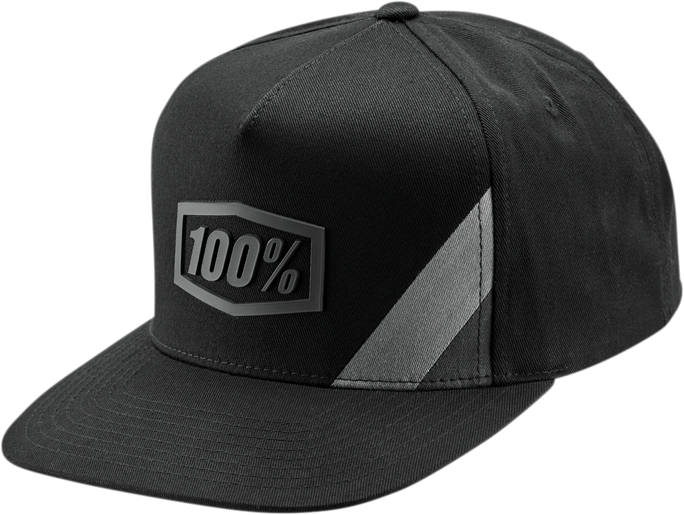 Gorra de camionero 100% Cornerstone - Negra/Gris 20050-057-01