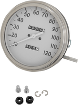 ESPECIALIDADES DE DRAG VELOCÍMETRO DE 5" MPH, VELOCÍMETRO 1:1, estilo FL - Esfera blanca '36-'40 70842M 