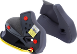 Almohadillas para mejillas AGV Tourmodular - Gris/Negro - 2XL 20KIT93039629