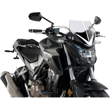 Cúpula deportiva PUIG HI-TECH PARTS Nueva Generación - Transparente - CB500F 2016-2024 21412W 