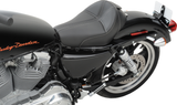 Asiento individual SADDLEMEN Dominator - Cosido - Negro con costuras grises - XL '04-'20 807-03-0042 
