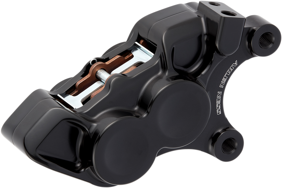 Pinza de freno ARLEN NESS de 4 pistones, delantera derecha, 11,8", negra, 02-223 