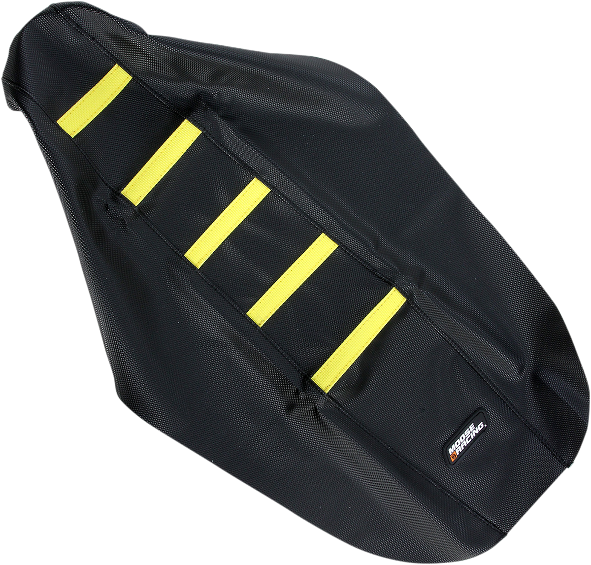 Funda de asiento acanalada MOOSE RACING - Cubierta negra con nervaduras amarillas - Suzuki RMZ45005-331RT 