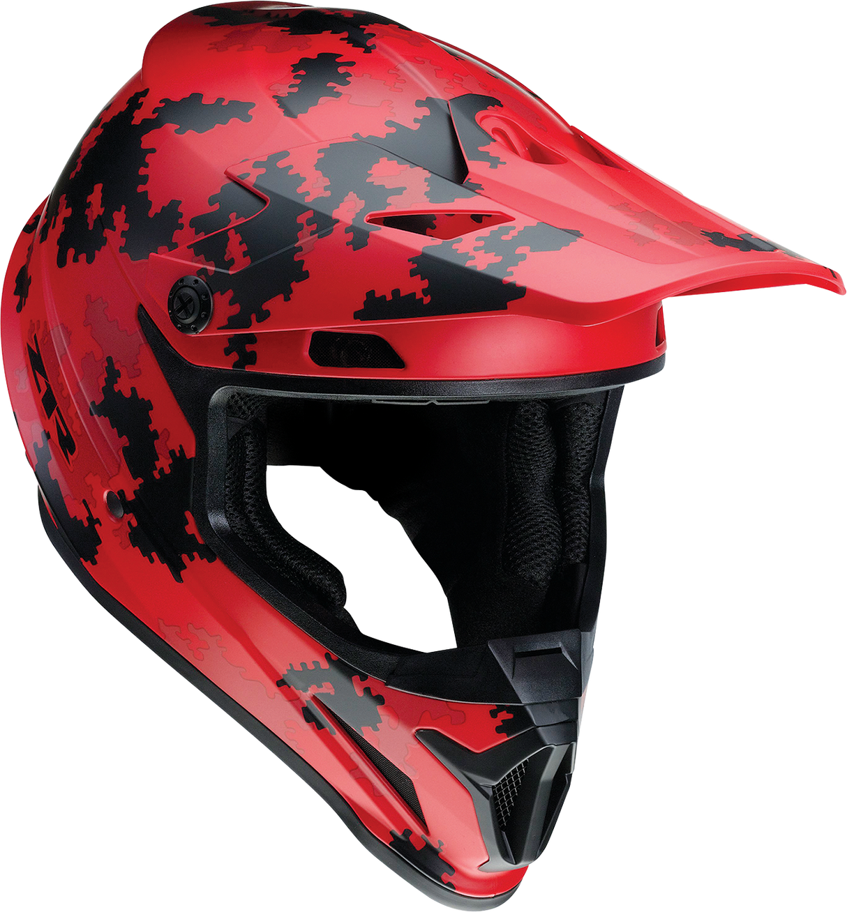 Casco de motocicleta Z1R Rise - Camuflaje digital - Rojo - Grande 0110-7283 