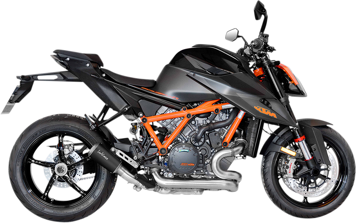 Silenciador deslizante LEOVINCE LV-10 - Acero inoxidable negro 1290 Super Duke 2021-2023 15243BU 1811-4127 