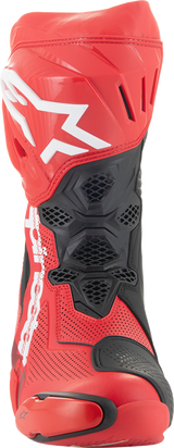 Botas ALPINESTARS Supertech R con ventilación - Rojas - Talla 12.5 EE. UU./48 UE 2220121-3029-48