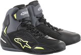 Zapatillas ALPINESTARS Faster-3 Drystar® - Negro/Gris/Amarillo - Talla 7.5 (EE. UU.) 2540719175-7.5