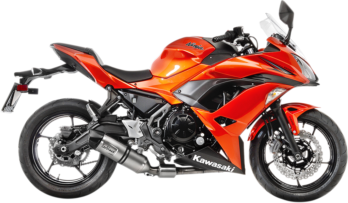 LEOVINCE LV One Evo Exhaust System - Stainless Steel - Ninja 650