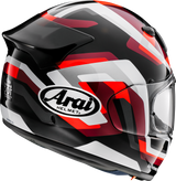 Casco de motocicleta ARAI Contour-X - Serpiente - Rojo - Mediano 0101-16069