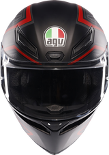 Casco de moto AGV K1 S - Sling - Negro mate/Rojo - 2XL 2118394003-038-XXL