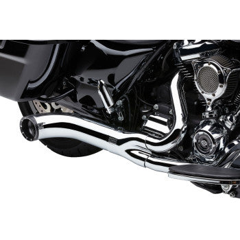 COBRA Turn Out 2-into-1 Exhaust System Chrome Electra/ Road Glide