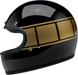Casco BILTWELL Gringo - Holeshot negro brillante - XS 1002-527-101 