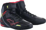 Zapatillas ALPINESTARS Faster-3 Rideknit® - Negro/Rojo/Amarillo - Talla 14 de EE. UU. 251031913614
