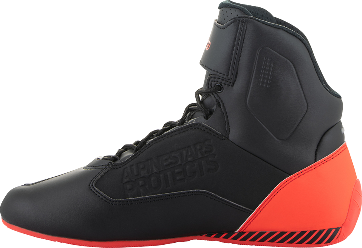 Zapatillas ALPINESTARS Faster-3 - Negro/Gris/Rojo - Talla 12.5 (EE. UU.) 2510219-1130-12.5