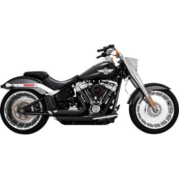 Sistema de escape escalonado VANCE &amp; HINES Shortshots - Negro 47335-22 1800-2729 