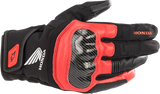 Guantes ALPINESTARS Honda SMX Z Drystar® - Negro/Rojo Brillante - Grande 3527321-1303-L