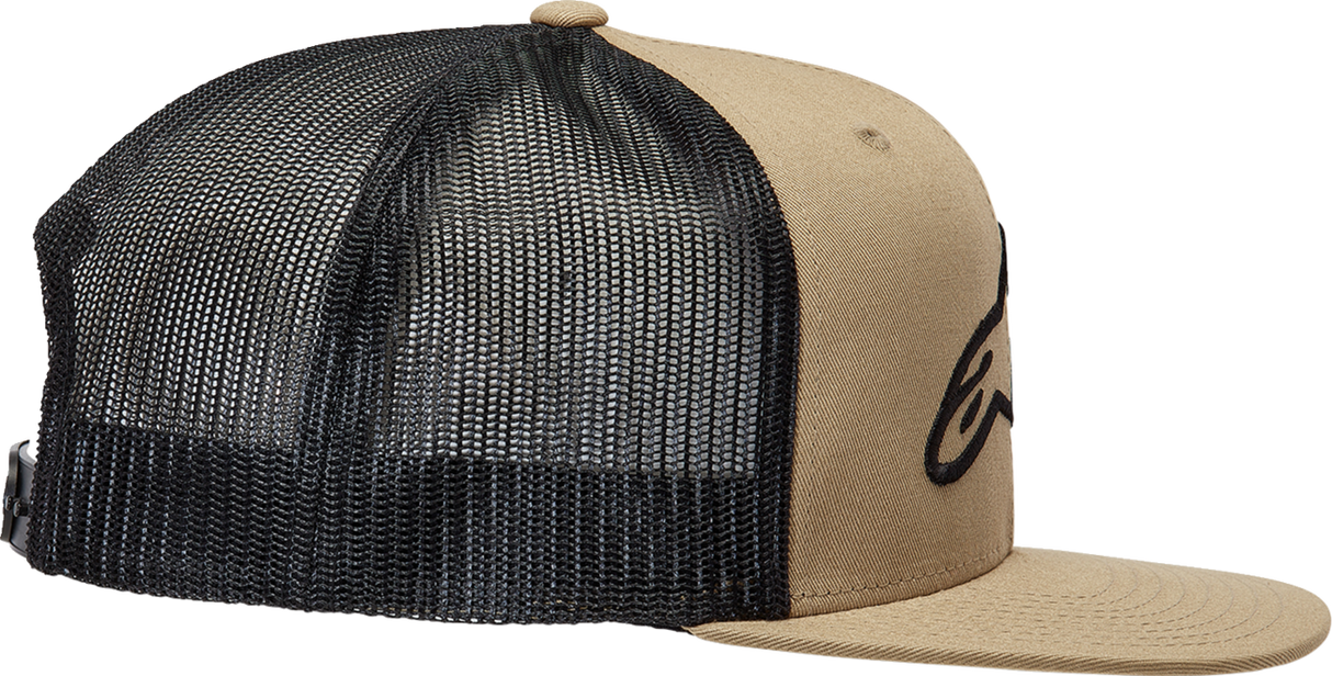 Gorra de camionero ALPINESTARS Corp - Arena/Negro - Talla única 1025810032310OS