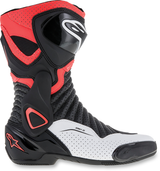Botas ventiladas ALPINESTARS SMX-6 v2 - Negro/Blanco/Rojo Fluorescente - Talla 12 EE. UU. / 47 UE 2223017-1320-47