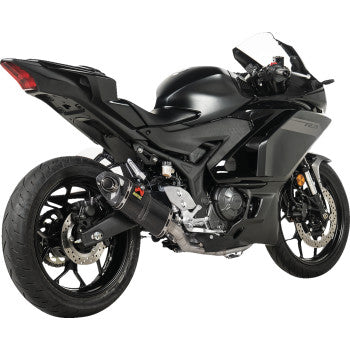 AKRAPOVIC Racing Line Exhaust System - Carbon Fiber - Yamaha R3