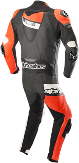 Mono de cuero ALPINESTARS GP Plus Venom de una pieza - Negro/Rojo Fluorescente/Blanco - Talla 46 de EE. UU. / 56 de UE 3150818-1321-56