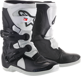 Botas ALPINESTARS Youth Tech 3S - Negro/Blanco - Talla 10 de EE. UU. 2014518-12-10