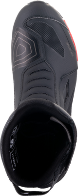 Botas ALPINESTARS RT-7 Drystar® - Negro/Rojo - Talla EE. UU. 9 / Talla UE 42 2443023-13-42