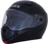 Casco de motocicleta AFX FX-111 - Negro brillante - Talla mediana 0100-1785 