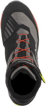 Zapatillas ALPINESTARS CR-X Drystar® - Negro/Rojo/Amarillo Fluorescente - Talla 8 de EE. UU. 261182015388
