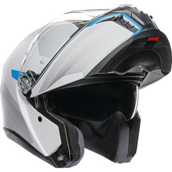 Casco de moto AGV Tourmodular - Frequency - Gris claro/Azul - XL 211251F2OY00615 
