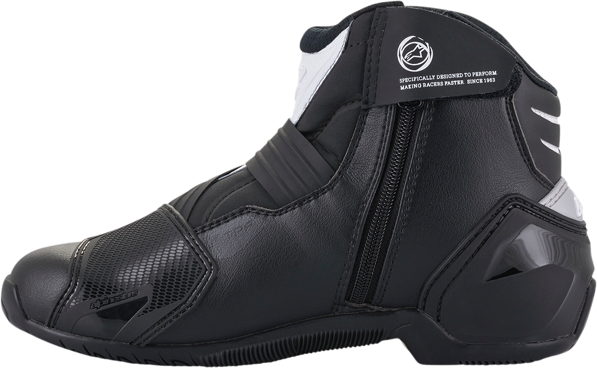Botas ALPINESTARS SMX-1 R v2 - Negro/Blanco - Talla EE. UU. 5 / Talla UE 38 2224521-12-38