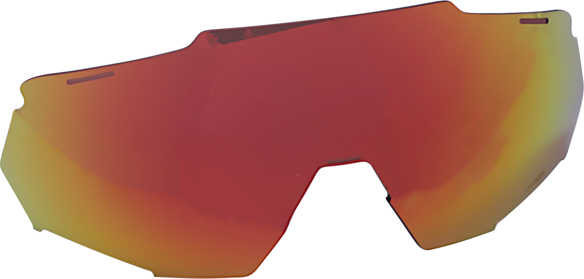 Lente 100% Racetrap - Espejo multicapa rojo HiPER 62037-033-01
