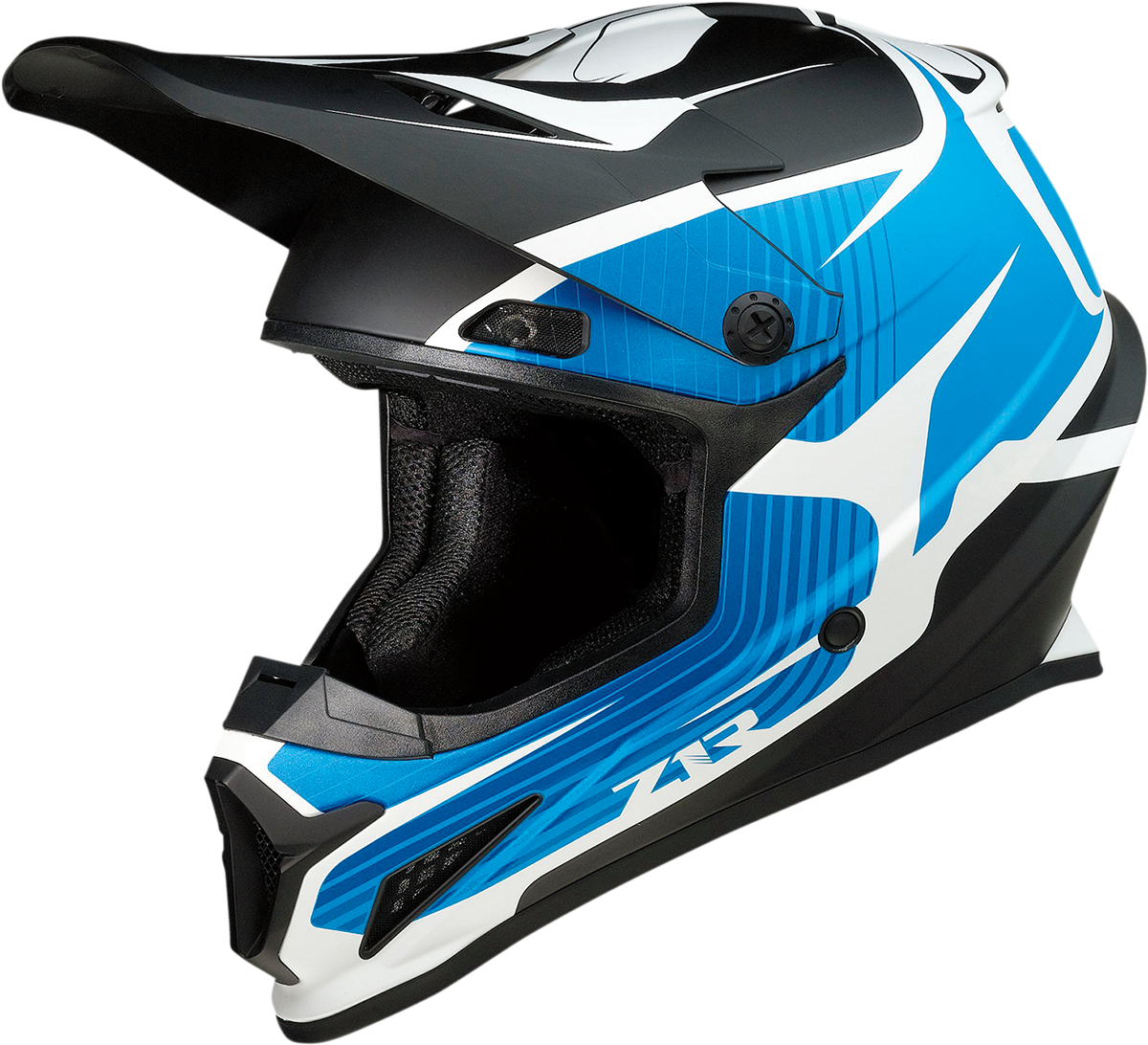 Casco de moto Z1R Rise - Llama - Azul - Pequeño 0110-7249 
