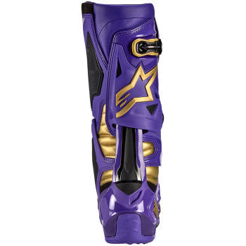 Botas ALPINESTARS Salt Lake Tech 10 de edición limitada - Morado/Dorado/Negro - Talla 11 de EE. UU. 2010020-373-11 