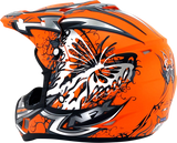 AFX FX-17 Motorcycle Helmet - Butterfly - Matte Orange - XL 0110-7115