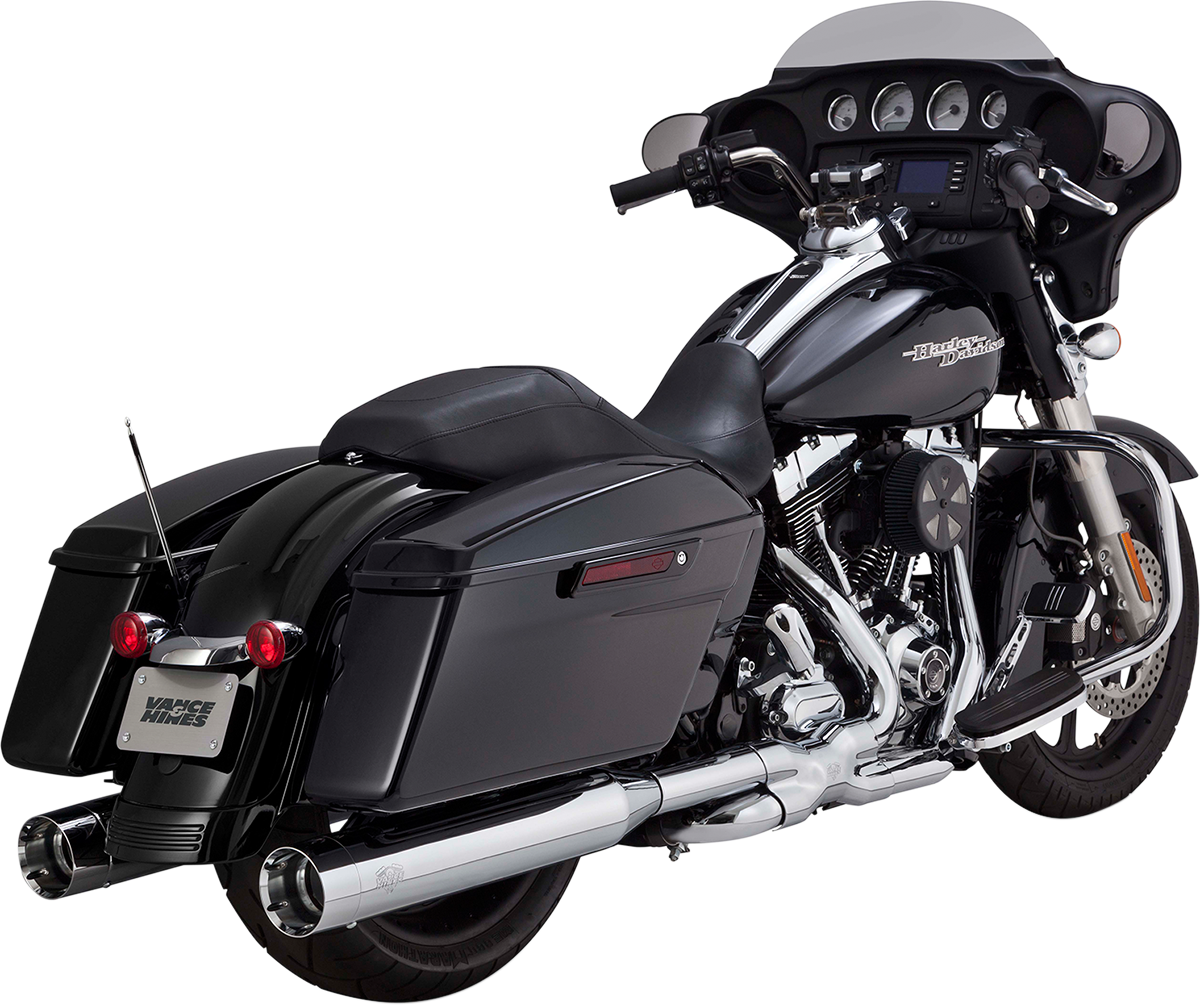 Silenciadores VANCE &amp; HINES de 4,5" - Cromados - Titan 16549 