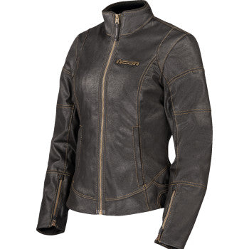 Chaqueta ICON Tuscadero3™ para mujer - Negra - XL 2822-1773 