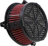 Filtro de aire COBRA - Cross - Negro 606-0102-02B-SB 