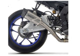 71247HK Arrow Yamaha Yzf R1 2025  Half system racing - Indy Race EVO titanium silencer + titanium link pipe ø60mm.