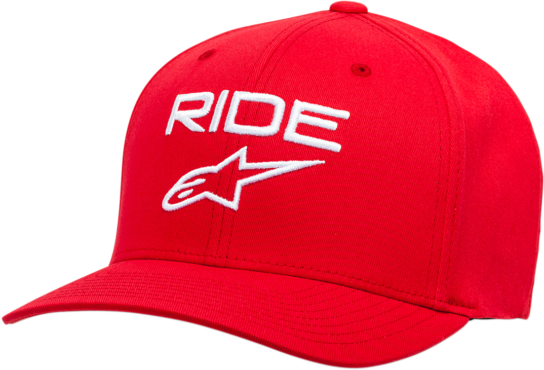 Gorra ALPINESTARS Ride 2.0 - Rojo/Blanco - Talla pequeña/mediana 1019811143020SM